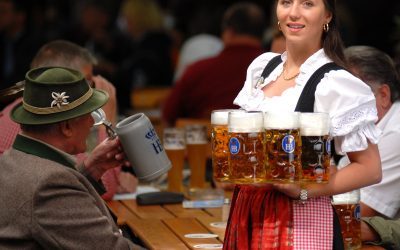 Bewölkter Deutscher Bierhimmel
